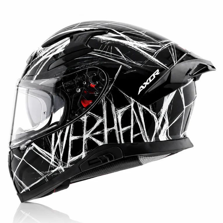 AXOR APEX MARVEL SPIDERMAN EDITION WITH SPOILER FULL FACE HELMET