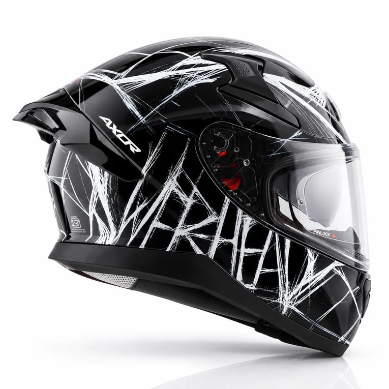 AXOR APEX MARVEL SPIDERMAN EDITION WITH SPOILER FULL FACE HELMET