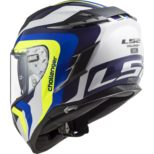 LS2 FF327 CHALLENGER GALACTIC WHITE BLUE FULL FACE HELMET