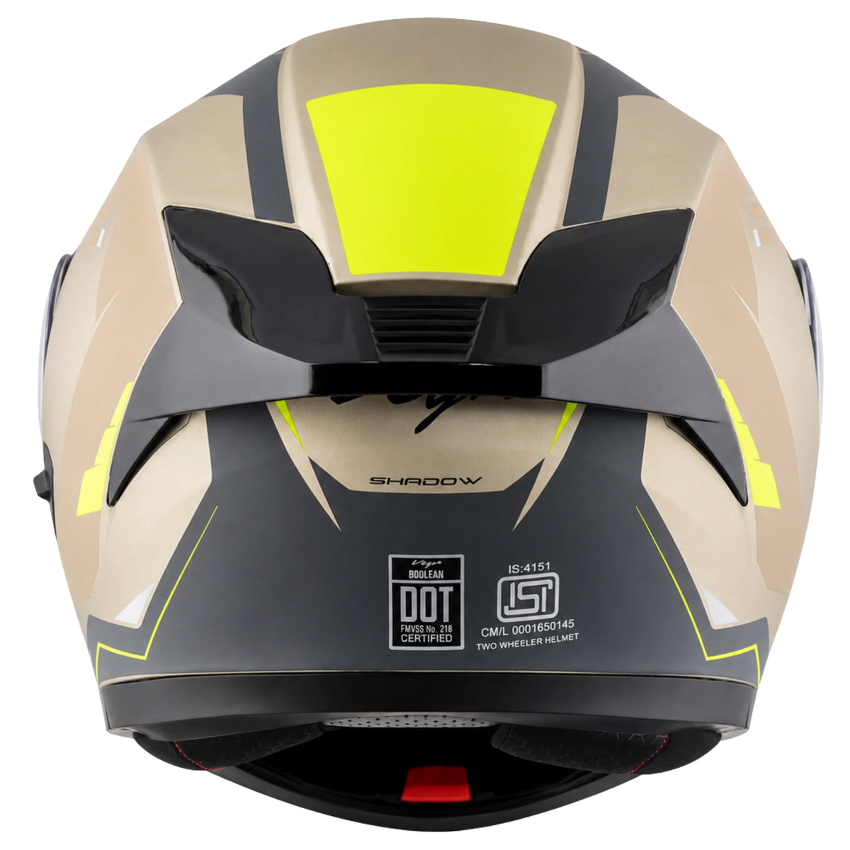 VEGA BOOLEAN SHADOW FLIP UP WITH SPOILER FULL FACE HELMET