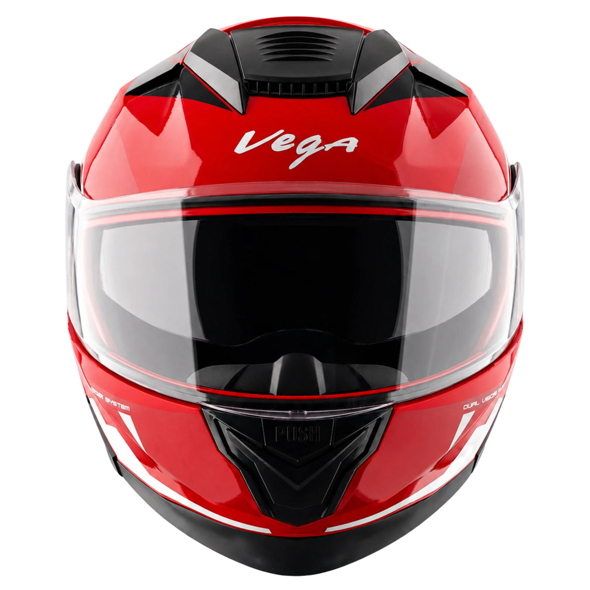 VEGA BOOLEAN SHADOW FLIP UP WITH SPOILER FULL FACE HELMET