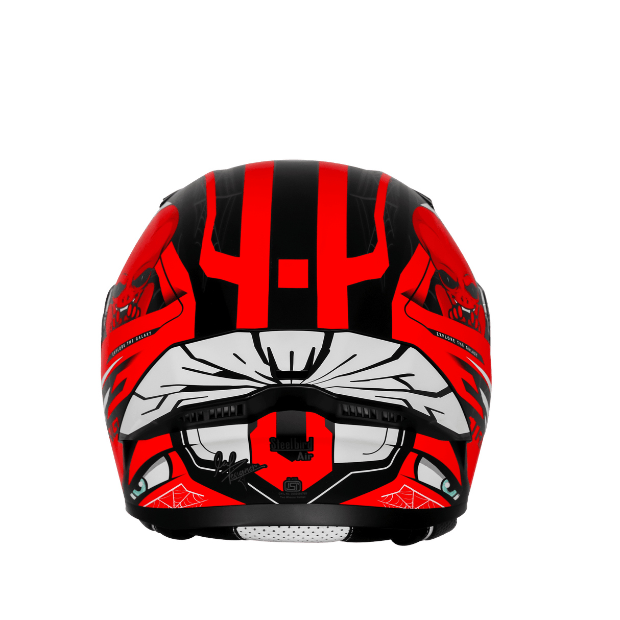 STEELBIRD SBA-20 ISS STRANGE FULL FACE HELMET