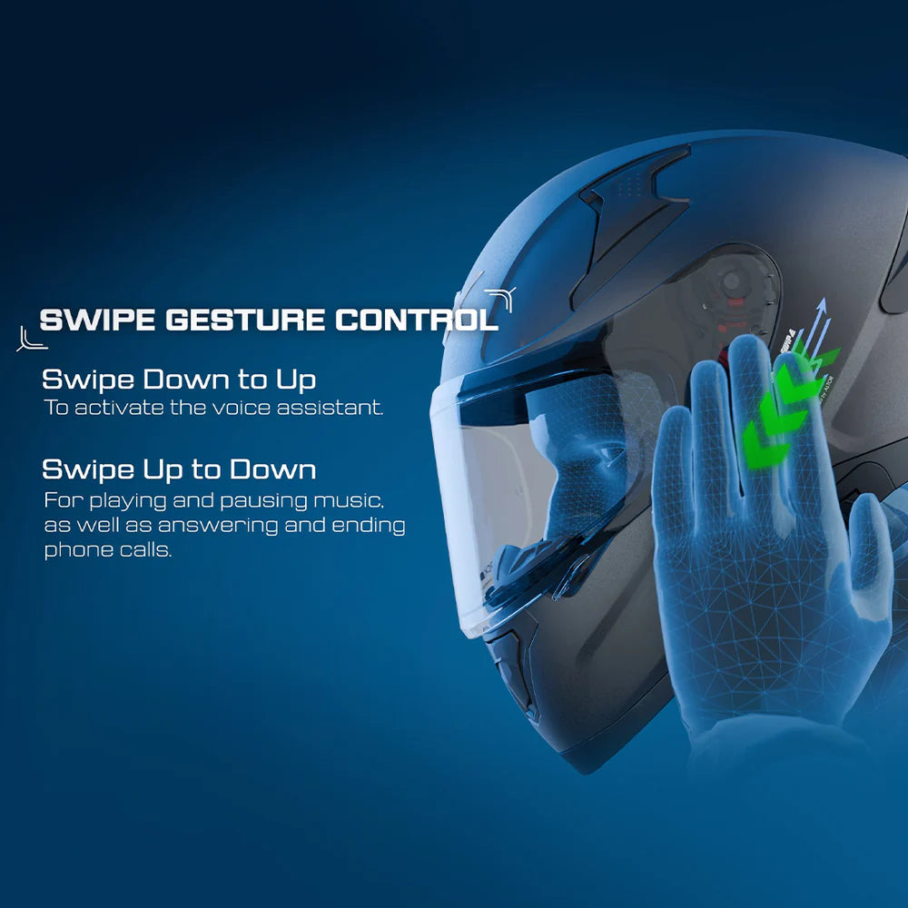 AXOR X ALTOR APEX SMART BLUETOOTH FULL FACE HELMET