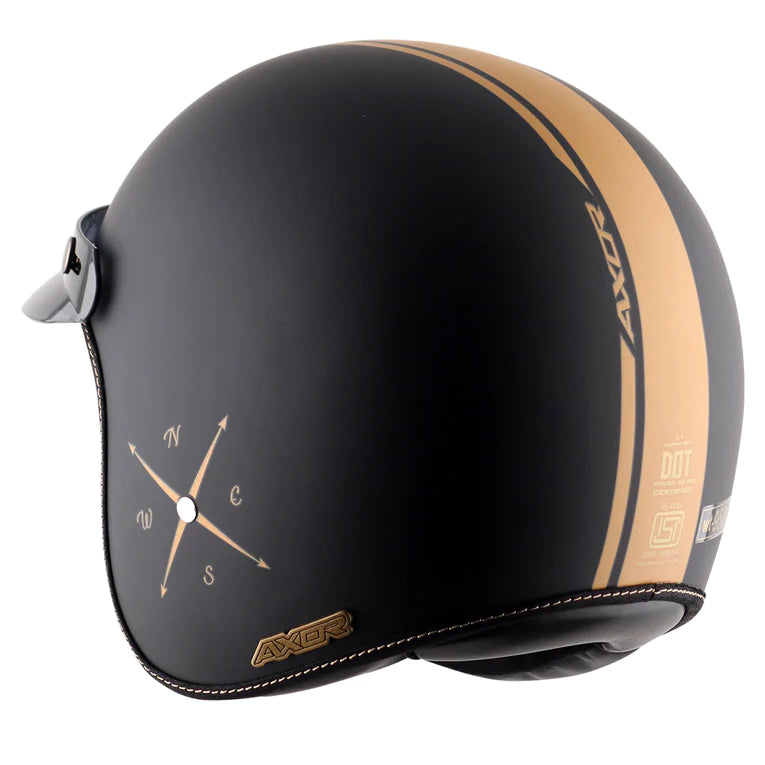 AXOR RETRO JET EURO GLOBE OPEN FACE HELMET