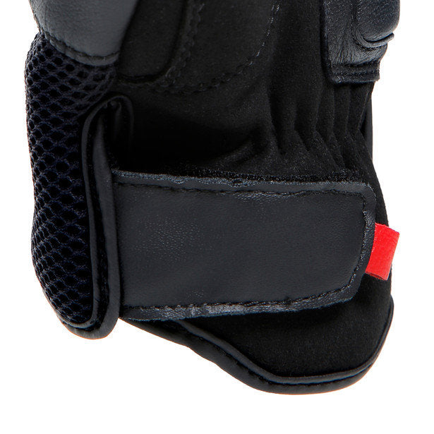 Dainese Mig 3 Leather Gloves Black Hi-Viz Yellow