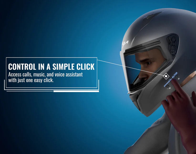 VEGA BOLT BLUETOOTH SMART FULL FACE HELMET