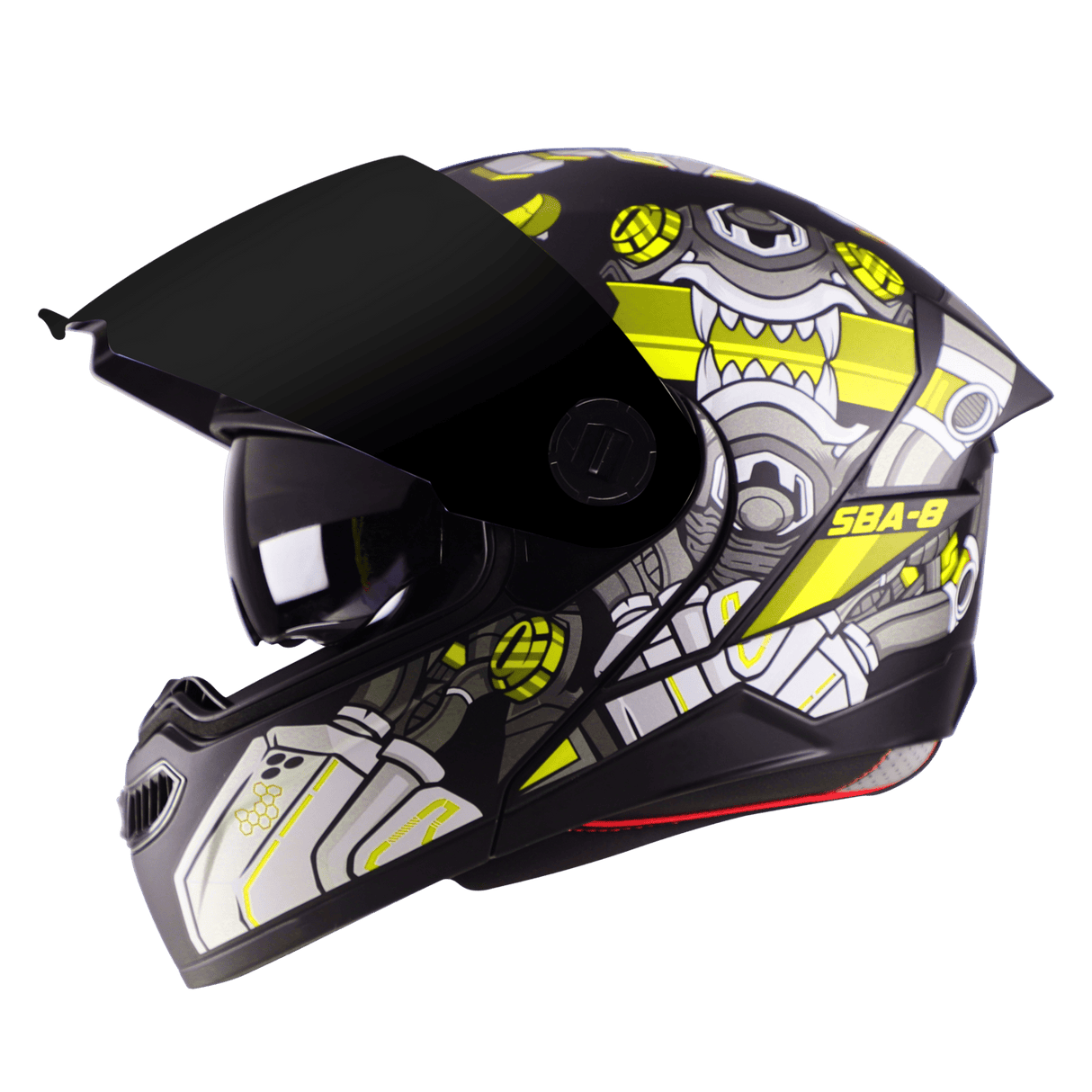 STEELBIRD SBA -8 ISS DIZIMON  FULL FACE HELMET