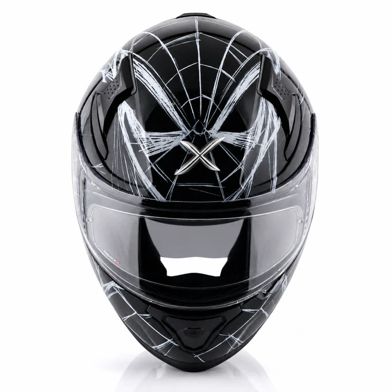 AXOR APEX MARVEL SPIDERMAN EDITION WITH SPOILER FULL FACE HELMET