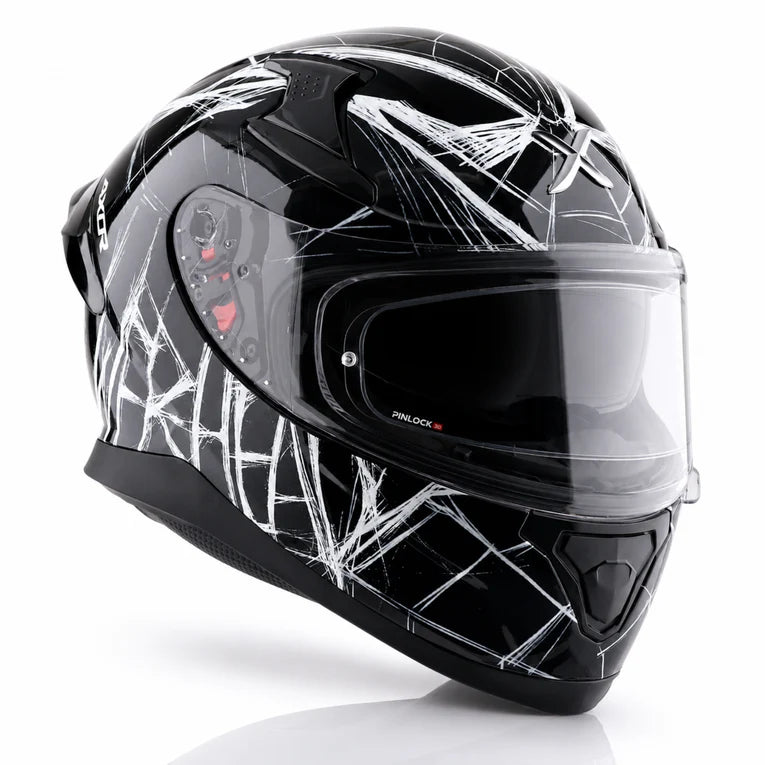 AXOR APEX MARVEL SPIDERMAN EDITION WITH SPOILER FULL FACE HELMET