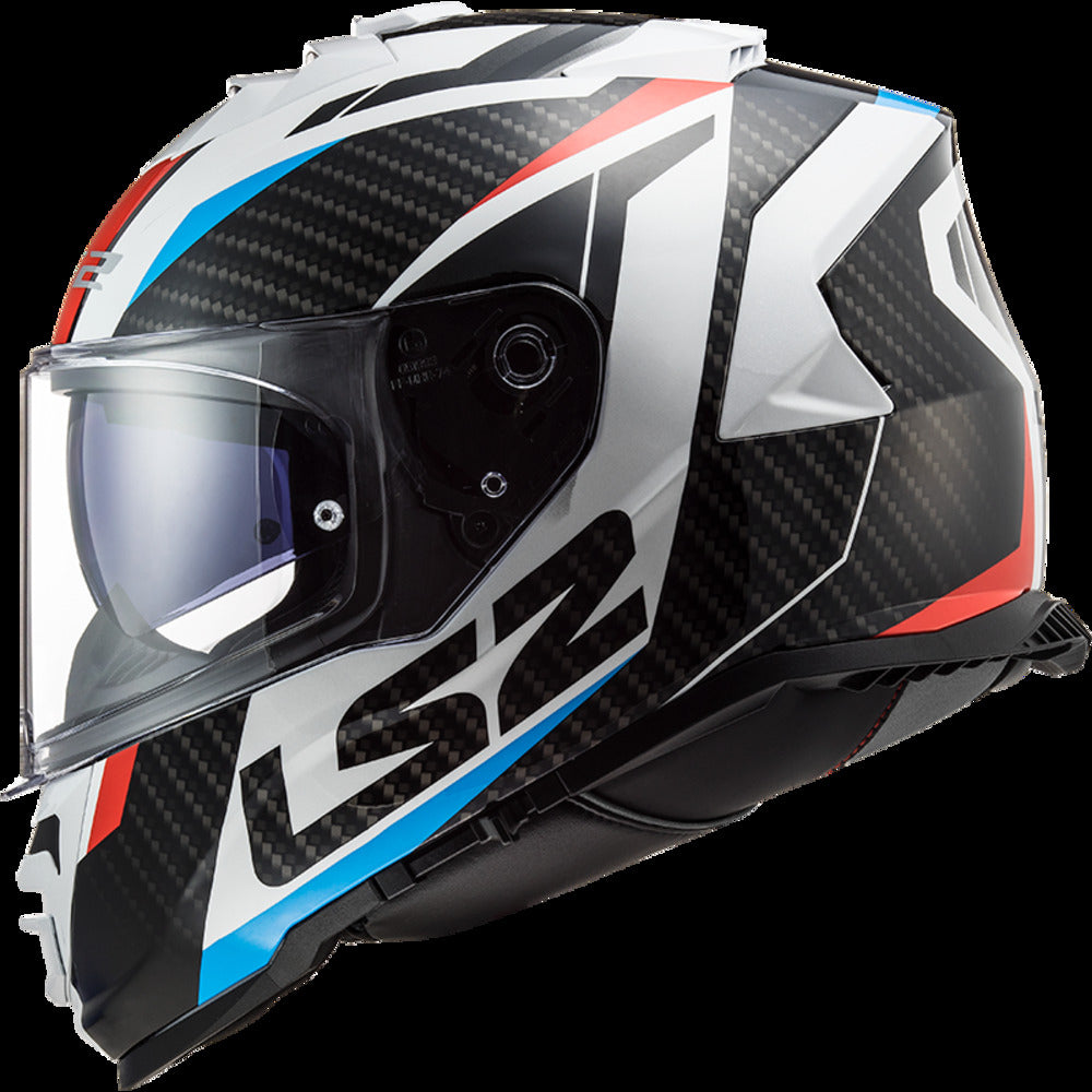 LS 2 FF800 STORM RACER WHITE BLUE RED GLOSS HELMET – Phoenix Probiking