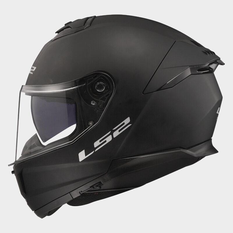 LS2 FF320 STREAM 2 SOLID MATT BLACK FULL FACE HELMET