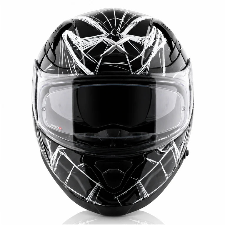 AXOR APEX MARVEL SPIDERMAN EDITION WITH SPOILER FULL FACE HELMET