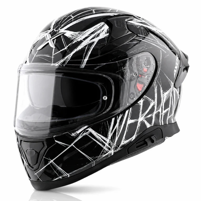 AXOR APEX MARVEL SPIDERMAN EDITION WITH SPOILER FULL FACE HELMET