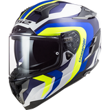 LS2 FF327 CHALLENGER GALACTIC WHITE BLUE FULL FACE HELMET