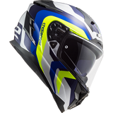 LS2 FF327 CHALLENGER GALACTIC WHITE BLUE FULL FACE HELMET