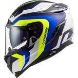 LS2 FF327 CHALLENGER GALACTIC WHITE BLUE FULL FACE HELMET