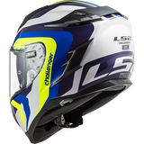 LS2 FF327 CHALLENGER GALACTIC WHITE BLUE FULL FACE HELMET