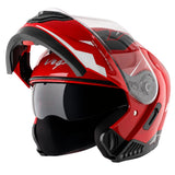 VEGA BOOLEAN SHADOW FLIP UP WITH SPOILER FULL FACE HELMET