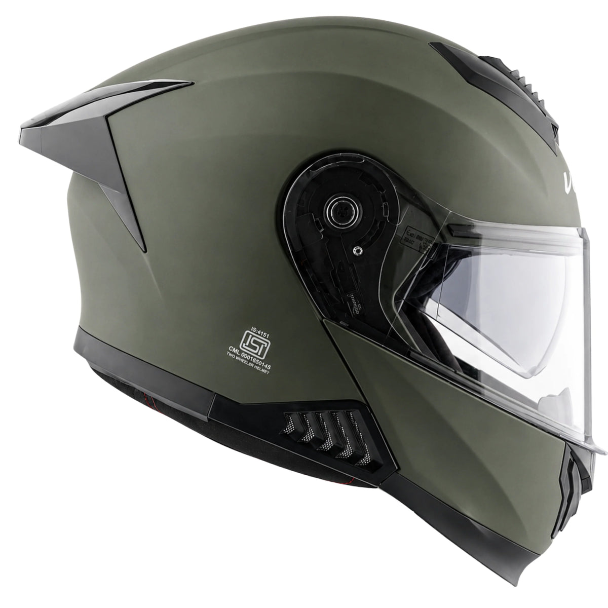 VEGA BOOLEAN FLIP UP WITH SPOILER FULL FACE HELMET