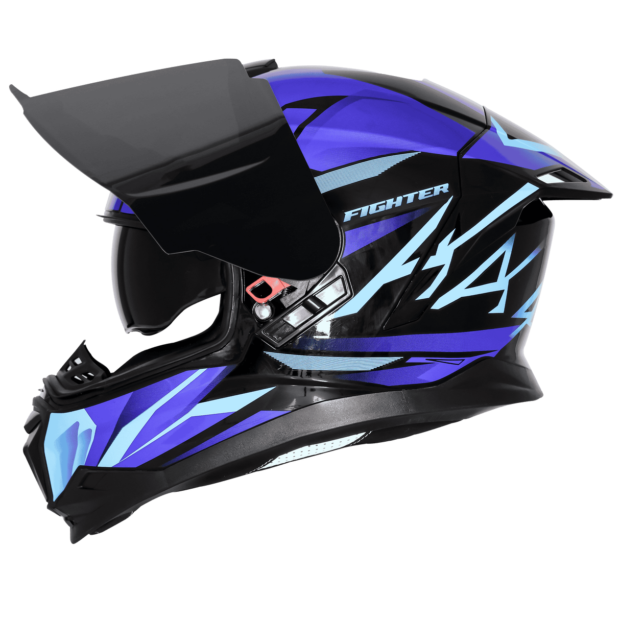 STEELBIRD SBH-57 ISS FIGHTER F4 FULL FACE HELMET