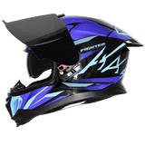 STEELBIRD SBH-57 ISS FIGHTER F4 FULL FACE HELMET