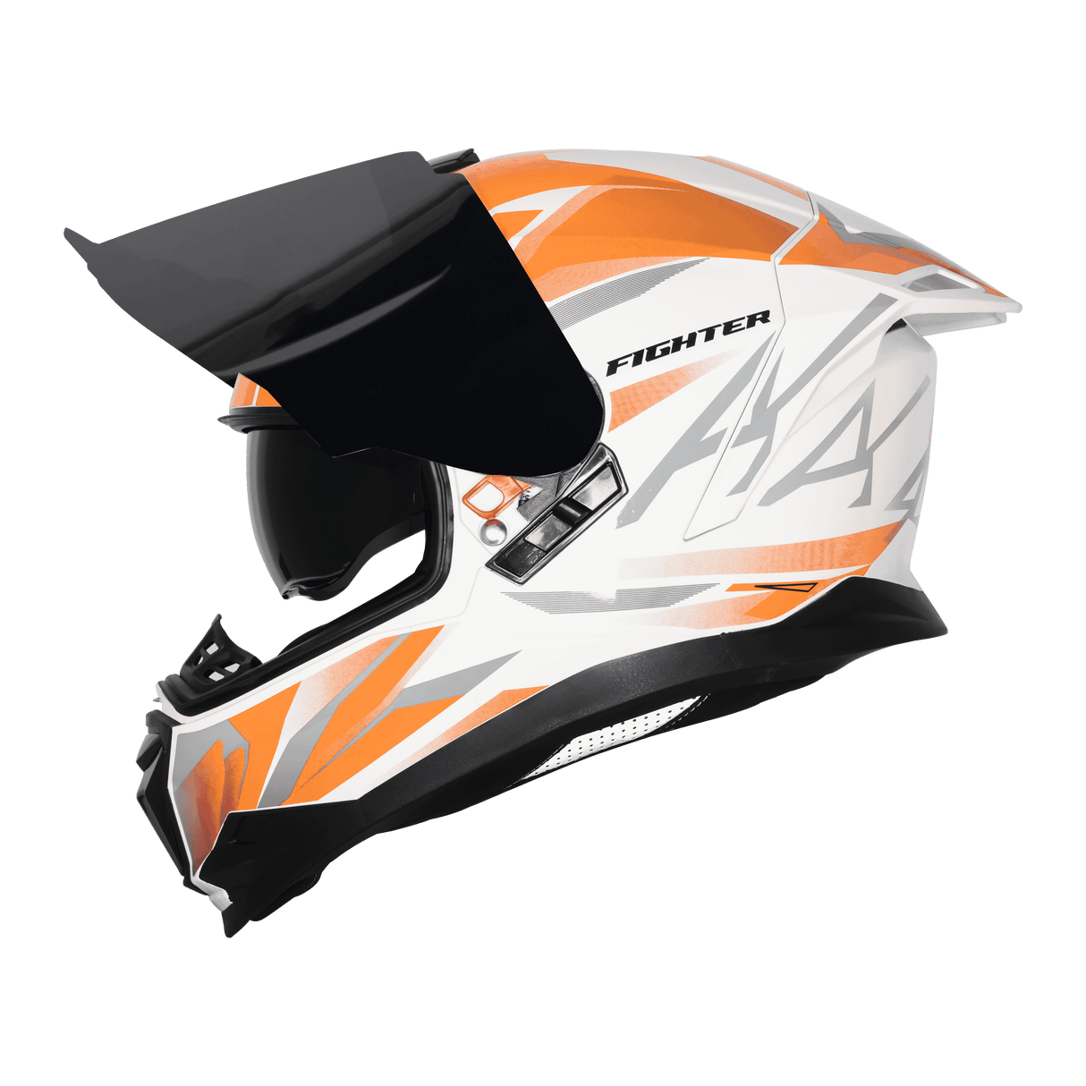 STEELBIRD SBH-57 ISS FIGHTER F4 FULL FACE HELMET