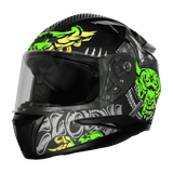 STEELBIRD SBH-35 DOT ROBOT 2.0 CLOWN FULL FACE HELMET