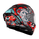 STEELBIRD SBH-32 ISS BT DOT TRICKSTER FULL FACE HELMET