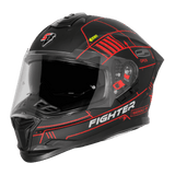 STEELBIRD SBH-57 FIGHTER F6 FULL FACE HELMET