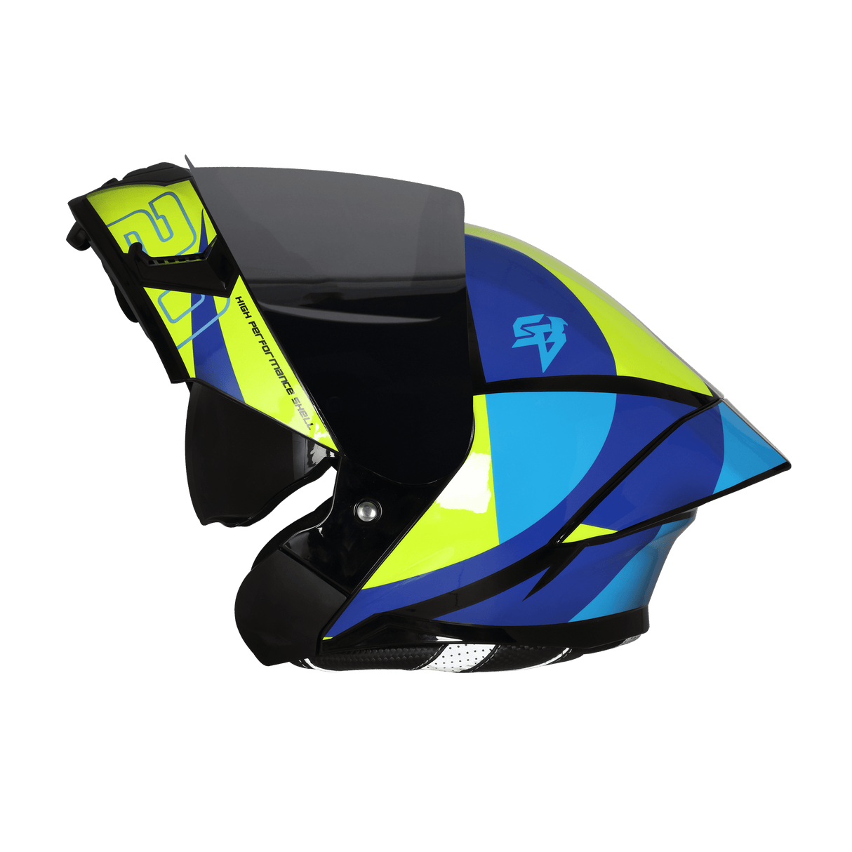 【新品】BOOBY FACE SUNSHAED イエロー／ブルー　2、3人用 STEELBIRD SBA-20 ISS STAR FULL FACE HELMET – Phoenix Probiking