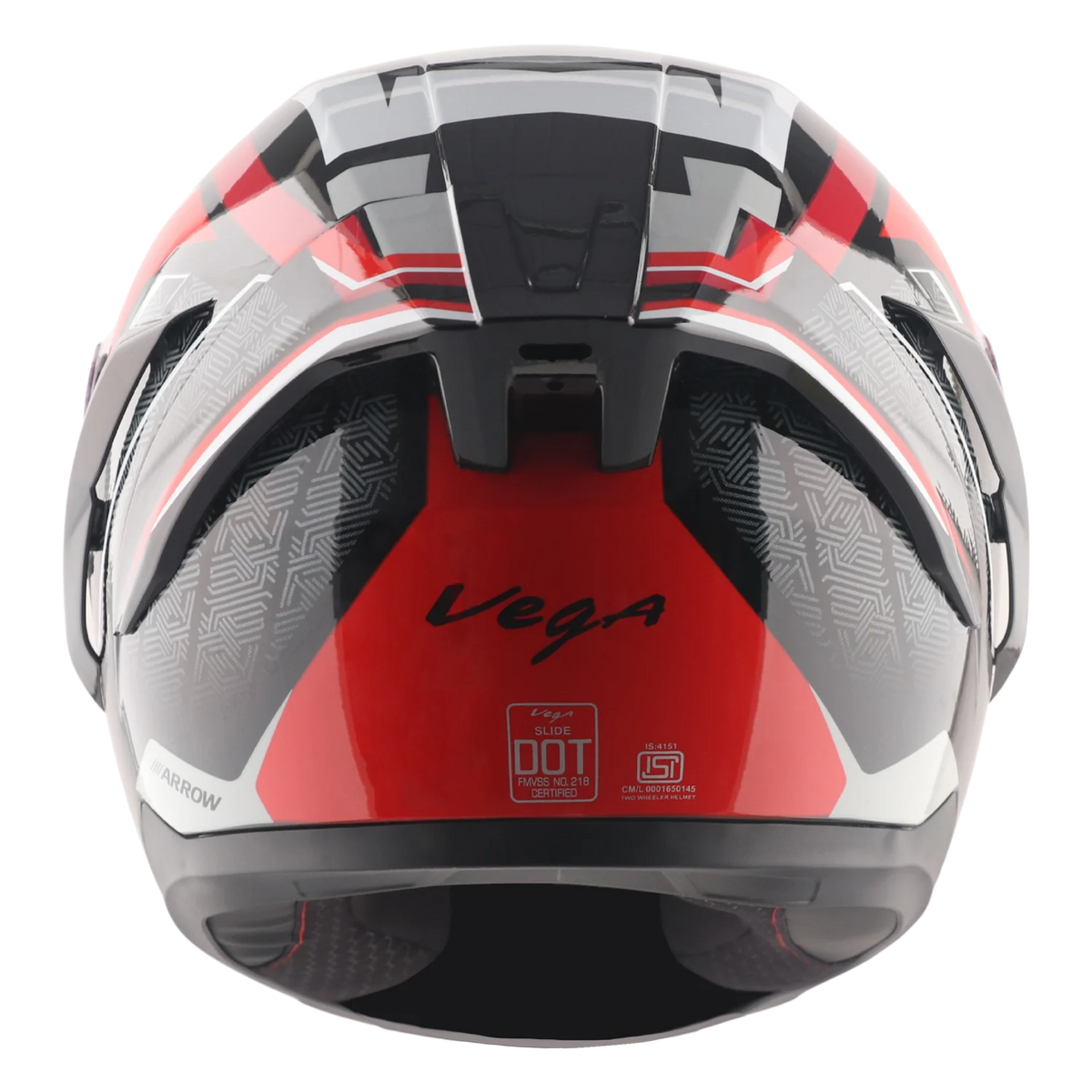 VEGA ARROW RUNNER DUAL VISOR WITH SPOILER FULL FACE HELMET