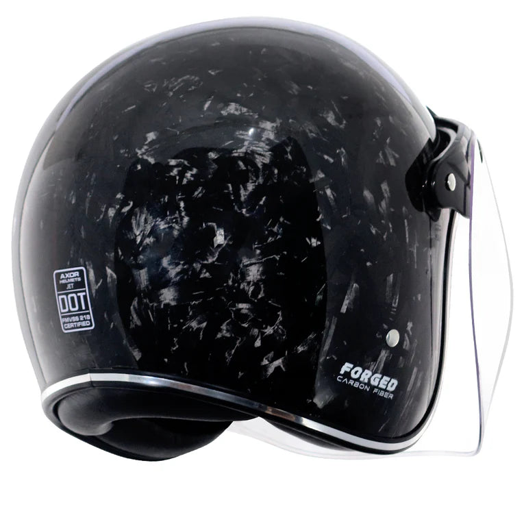 AXOR JET FORGED CARBON OPEN FACE HELMET