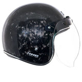 AXOR JET FORGED CARBON OPEN FACE HELMET