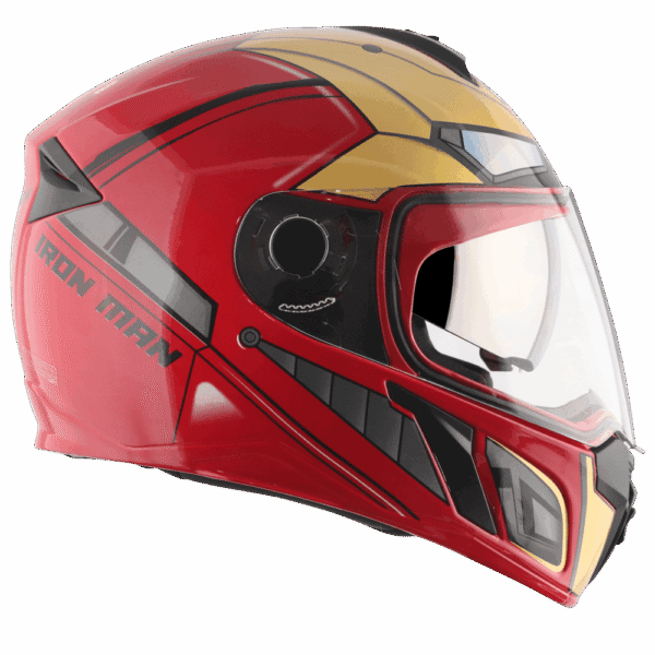 VEGA MARVEL IRON MAN FULL FACE HELMET