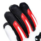 Dainese Mig 3 Leather Gloves Black Red