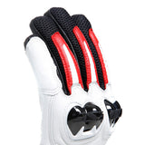 Dainese Mig 3 Leather Gloves Black Red
