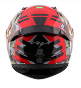 VEGA BOLT NINJA FULL FACE HELMET