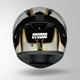 STUDDS THUNDER D9 FLASH DECOR FULL FACE HELMET