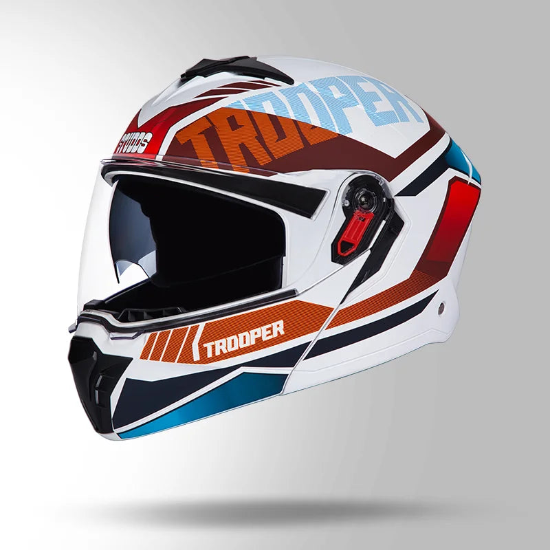 STUDDS TROOPER  D1  DECOR FULL FACE HELMET