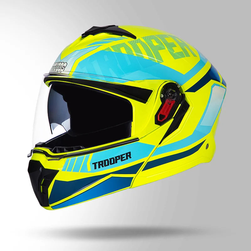 STUDDS TROOPER  D1  DECOR FULL FACE HELMET