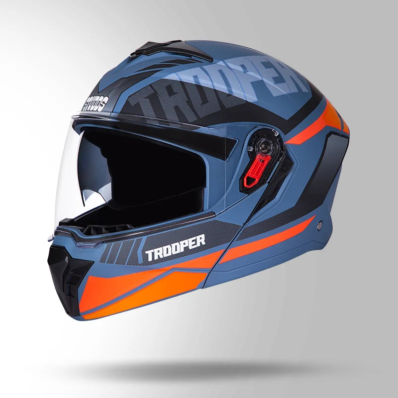 STUDDS TROOPER  D1  DECOR FULL FACE HELMET