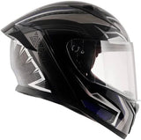 VEGA BOLT BLACK PANTHER FULL FACE HELMET